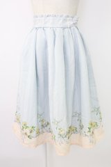 axes femme POETIQUE / 2021年福袋スカート  サックス T-25-12-17-029-AX-SK-SA-ZT