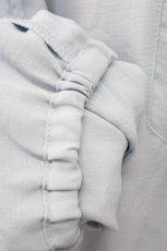 画像6: axes femme / 袖刺繍チャイナ釦シャツワンピース M サックス T-25-12-18-022-AX-OP-SA-ZT452 (6)