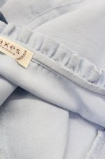 画像7: axes femme / 袖刺繍チャイナ釦シャツワンピース M サックス T-25-12-18-022-AX-OP-SA-ZT452 (7)