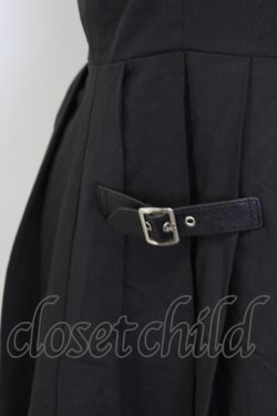 画像3: Ank Rouge / サイドベルトジャンパースカート  黒 T-25-12-18-027-CA-OP-SA-ZT