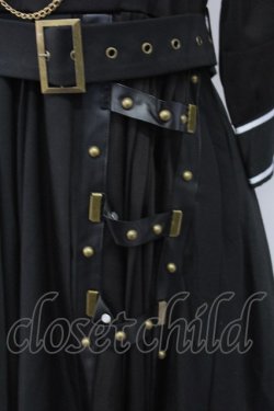 画像4: IRO+IRO / 大人パンクＸマリンセーラー風ワンピース M 黒 T-25-12-18-030-LO-OP-SA-ZT