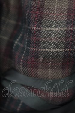 画像3: axes femme / タータンチェックジャケット M ブラウン T-25-12-18-032-AX-JA-SA-ZT