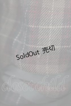 画像3: axes femme / タータンチェックジャケット M ブラウン T-25-12-18-032-AX-JA-SA-ZT436