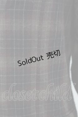 画像4: axes femme / タータンチェックジャケット M ブラウン T-25-12-18-032-AX-JA-SA-ZT436