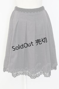 axes femme / プリーツミドルスカート M グレー T-25-12-18-033-AX-SK-SA-ZT