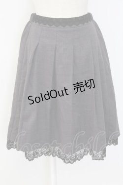 画像1: axes femme / プリーツミドルスカート M グレー T-25-12-18-033-AX-SK-SA-ZT