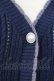 画像4: axes femme / 花刺繍ロングニットカーデ  ネイビー T-25-12-18-004-AX-TO-SA-ZT (4)