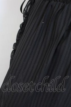 画像3: Amavel / サイド編み下げストライプパンツ  黒 T-25-12-18-037-CA-PA-SA-ZT