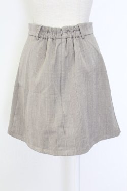 画像2: Ank Rouge / グレンチェック&ポケットスカート  ブラウン T-25-12-18-038-CA-SK-SA-ZT