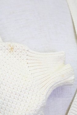 画像5: PINK HOUSE / 苺ニットモチーフ付きVネックカーディガン  アイボリー T-25-12-18-040-LO-TO-SA-ZT