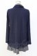 画像2: axes femme / カーディガン重ね着風フリルシャツ M ネイビー×グレー T-25-12-18-005-AX-BL-SA-ZT (2)