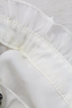 画像8: axes femme POETIQUE / ベロアリボンハイネック長袖ブラウス  アイボリーＸボルドー T-25-12-18-009-AX-JA-SA-ZT