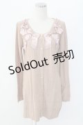 axes femme / リボンいっぱいロングカーディガン  ピンク T-25-12-18-012-AX-TO-SA-ZT
