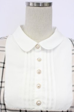 画像3: axes femme / チェックリボンドッキングワンピース F ベージュ T-25-12-18-013-AX-OP-SA-ZT