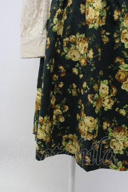 画像4: axes femme / レース切り替えネックレス風ワンピース M グリーン T-25-12-18-014-AX-OP-SA-ZT