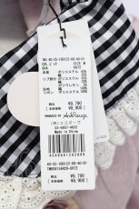 画像5: Ank Rouge / ギンガムチェックセーラー襟ダブルBEARカットワンピース  ピンクＸ T-25-12-18-017-CA-OP-SA-ZT457 (5)