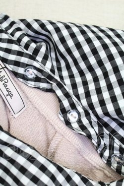 画像6: Ank Rouge / ギンガムチェックセーラー襟ダブルBEARカットワンピース  ピンクＸ T-25-12-18-017-CA-OP-SA-ZT