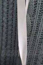 画像6: axes femme / 袖刺繍パーカーニットワンピース  サックス T-25-12-18-020-AX-OP-SA-ZT456 (6)