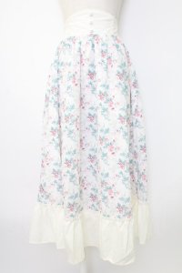 Kurumi Collaboration / グレイスフルコルセット風ロングスカート SS 白 T-25-12-19-001-0-SK-SA-ZT