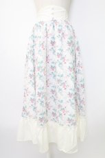 画像1: Kurumi Collaboration / グレイスフルコルセット風ロングスカート SS 白 T-25-12-19-001-0-SK-SA-ZT527 (1)
