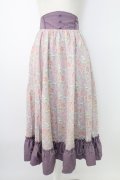 Kurumi Collaboration / グレイスフルコルセット風ロングスカート SS ラベンダー T-25-12-19-004-0-SK-SA-ZT
