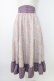 画像1: Kurumi Collaboration / グレイスフルコルセット風ロングスカート SS ラベンダー T-25-12-19-004-0-SK-SA-ZT (1)