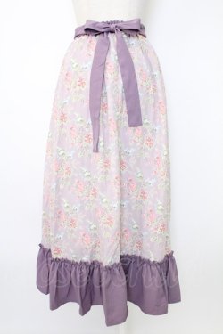 画像2: Kurumi Collaboration / グレイスフルコルセット風ロングスカート SS ラベンダー T-25-12-19-004-0-SK-SA-ZT