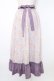 画像2: Kurumi Collaboration / グレイスフルコルセット風ロングスカート SS ラベンダー T-25-12-19-004-0-SK-SA-ZT (2)