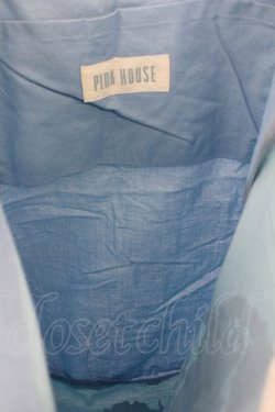 画像3: PINK HOUSE / ワンダー・ザ・シープリントバッグ  サックス T-25-12-19-040-LO-BG-SA-ZT