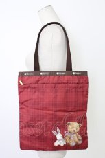 画像2: PINK HOUSE / EMERALD TOTEピンクハウスグッドフレンズ  赤 T-25-12-19-041-LO-BG-SA-ZTK024 (2)