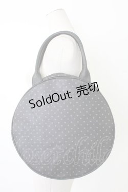 画像2: SWIMMER / クローバー柄丸型バッグ  黒ｘアイボリー T-25-12-19-043-EL-BG-SA-ZT