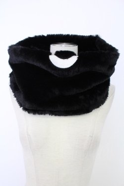 画像1: KRY CLOTHING / ファースヌード  黒Ｘ白 T-25-12-19-045-EL-ZA-SA-ZT