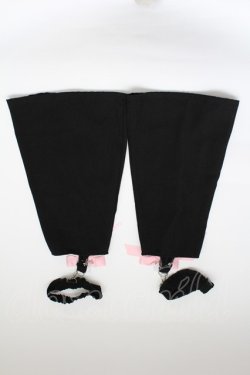 画像2: ACDC RAG / おてあてレッグウォーマー  黒Ｘピンク T-25-12-19-046-PU-ZA-SA-ZT