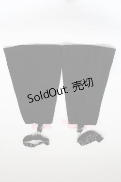 画像2: ACDC RAG / おてあてレッグウォーマー  黒Ｘピンク T-25-12-19-046-PU-ZA-SA-ZT485