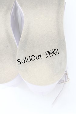 画像6: axes femme kawaii / リボンスカラップ配色シューズ L パープルＸ白 T-25-12-19-049-AX-SH-SA-ZT