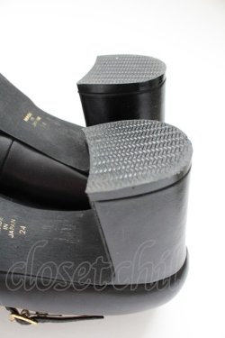 画像5: あしながおじさん / 1ストラップヒールシューズ 24CM 黒 T-25-12-19-050-PU-SH-SA-ZT