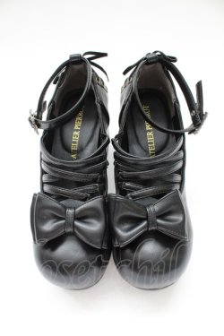 画像2: ATELIER PIERROT / Allure Lace-Up Pumps L 黒 T-25-12-19-051-EL-SH-SA-ZT