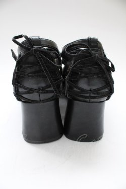 画像3: ATELIER PIERROT / Allure Lace-Up Pumps L 黒 T-25-12-19-051-EL-SH-SA-ZT