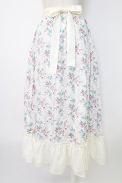 画像2: Kurumi Collaboration / グレイスフルコルセット風ロングスカート SS 白 T-25-12-19-001-0-SK-SA-ZT