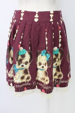 画像2: Emily Temple cute / パピープリントスカート  パープル T-25-12-19-011-ET-SK-SA-ZT