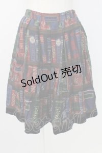 Jane Marple / Jane's bookcaseドレススカート  ネイビー T-25-12-19-012-JM-SK-SA-ZT