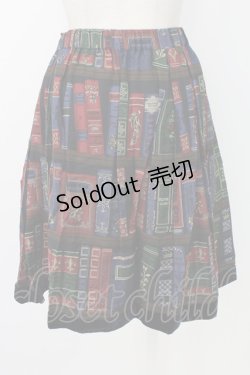 画像2: Jane Marple / Jane's bookcaseドレススカート  ネイビー T-25-12-19-012-JM-SK-SA-ZT