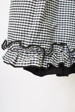 画像3: m petit by misako / NINA'Sギャザースカート S 黒Ｘ白 T-25-12-19-014-LO-SK-SA-ZT