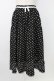 画像1: LODISPOTTO / ドットリボンスカート  黒Ｘ白 T-25-12-19-015-LO-SK-SA-ZT (1)