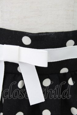 画像3: LODISPOTTO / ドットリボンスカート  黒Ｘ白 T-25-12-19-015-LO-SK-SA-ZT