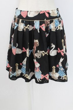 画像1: Emily Temple cute / アンティークジュエリースカート  黒 T-25-12-19-016-ET-SK-SA-ZT