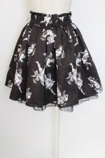 画像2: TRAVAS TOKYO / ふりふりスカート/Ribbon belt skirt  黒 T-25-12-19-017-PU-SK-SA-ZT528 (2)