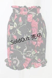 MILK / ロージーローズタイトスカート  ブラック T-25-12-19-018-ML-SK-SA-ZT