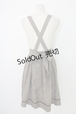 画像2: Amavel / 配色ライン入りBACKリボンジャンスカ  ブラウン T-25-12-19-021-CA-OP-SA-ZT528