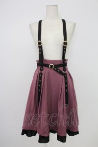 Amavel / L'Ange Dechu ハーネススカート  ピンクＸ黒 T-25-12-19-022-CA-SK-SA-ZT